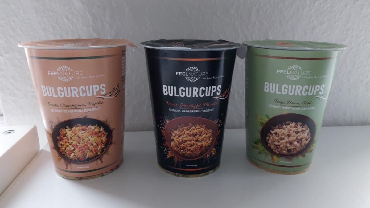 Die "Bulgurcups" gibt es in drei verschiedenen Sorten. (Foto)
