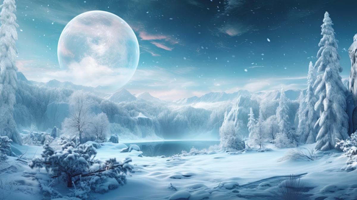 Prophezeit der November-Vollmond etwa winterliches Wetter? (Foto)