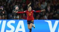 Olga Carmona von Spanien jubelt nach dem Führungstreffer ihrer Mannschaft zum 1:0.