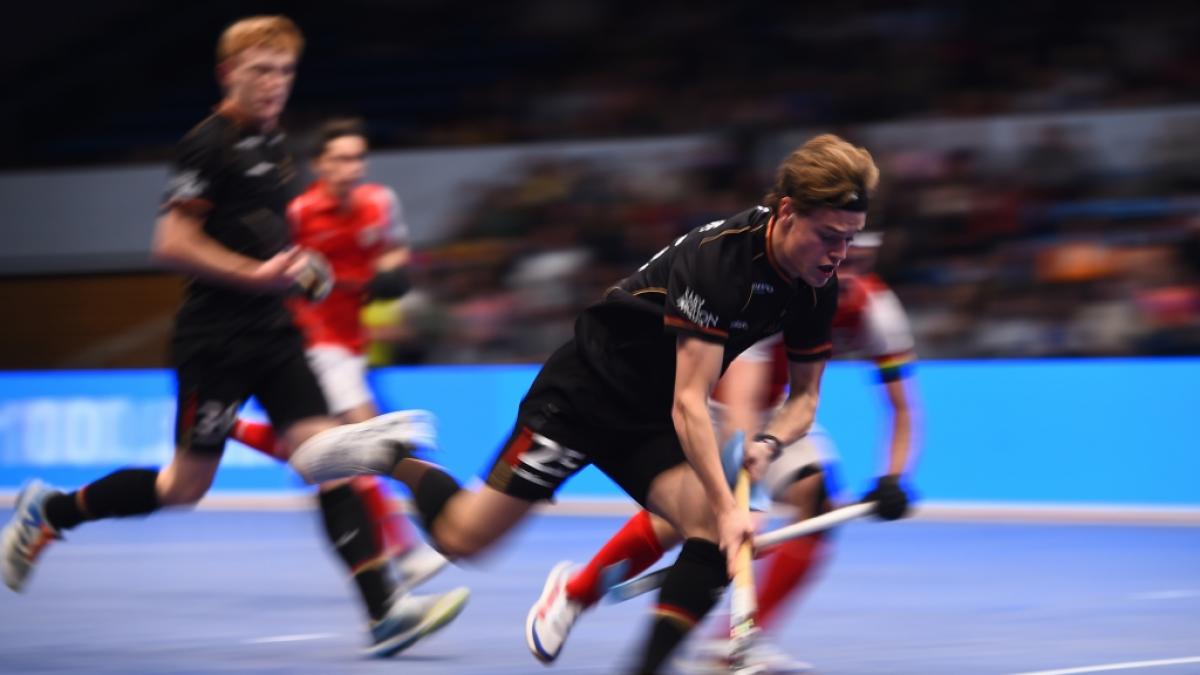 Deutschland k&auml;mpft bei der Hockey-EM 2023 um den Sieg. (Foto)