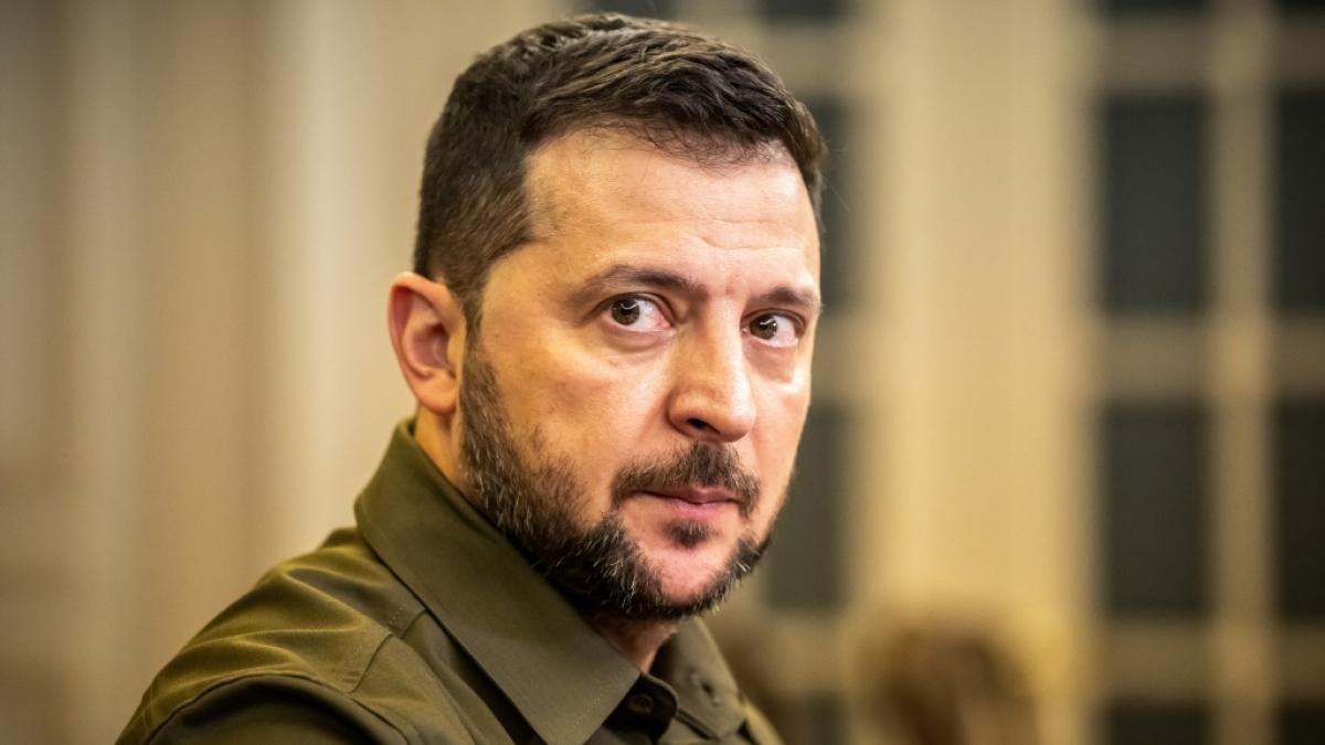 Der ukrainische Pr&auml;sident&nbsp;Wolodymyr Selenskyj sprach in einem Interview mit Caren Miosga jetzt vom Dritten Weltkrieg. (Foto)