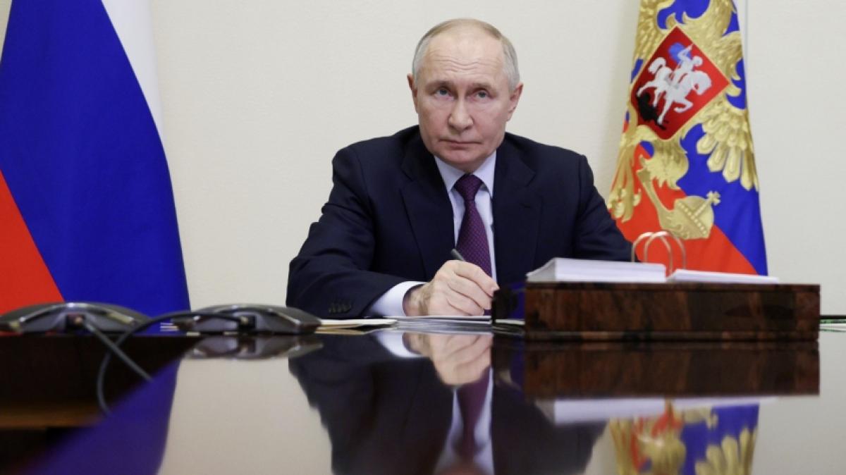 Wladimir Putin hat Donald Trump angeblich zu seiner Siegesfeier eingeladen. (Foto)