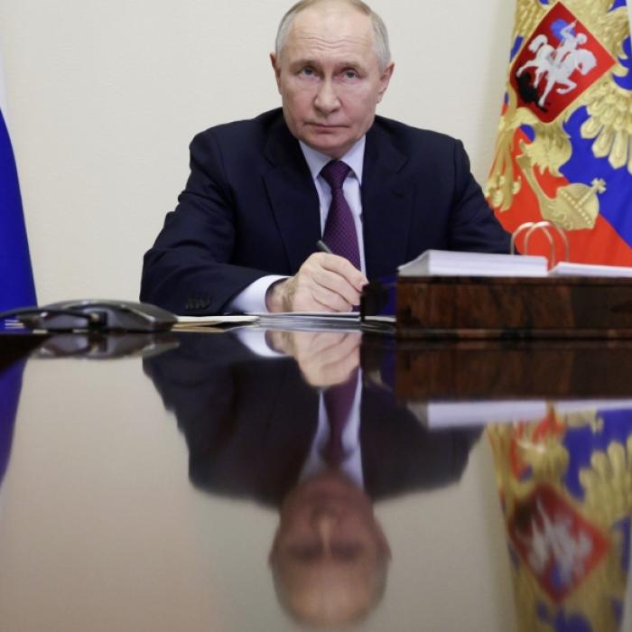 Donald Trump soll bei der Siegesfeier in Moskau neben ihm stehen