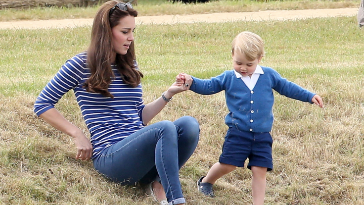 Mama Kate und der kleine Prinz George.