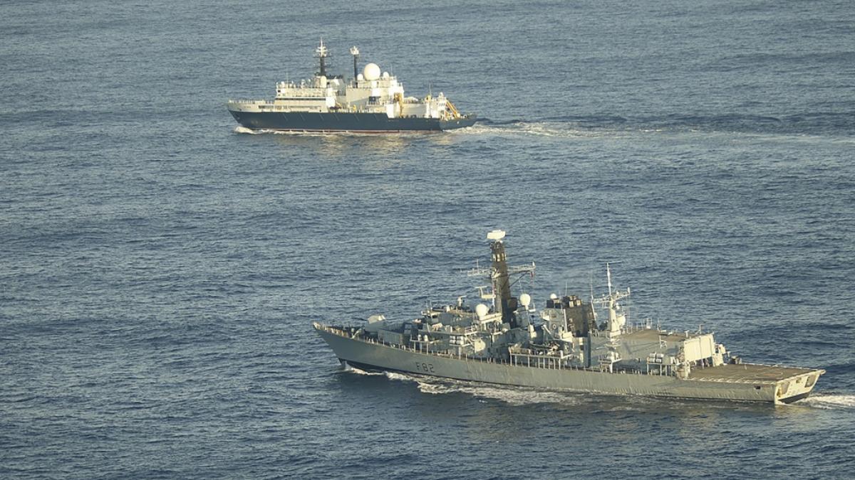 Bereits im Januar flankierte das russische Schiff Yanter britische Gew&auml;sser (Symbolbild). (Foto)