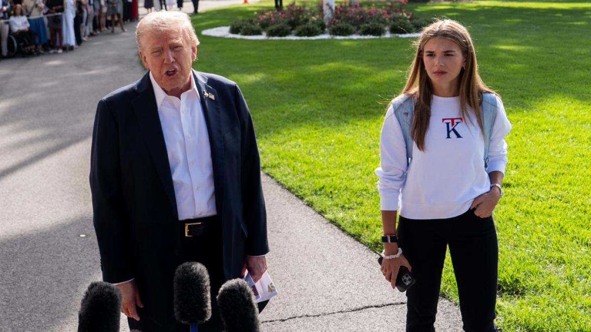 Opas ganzer Stolz: Donald Trump schw&auml;rmt bei jeder sich bietenden Gelegenheit von seiner &auml;ltesten Enkelin Kai Trump (18). (Foto)