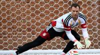 Manuel Neuer trainiert am Montag mit dem DFB-Team auf dem Gelände der 