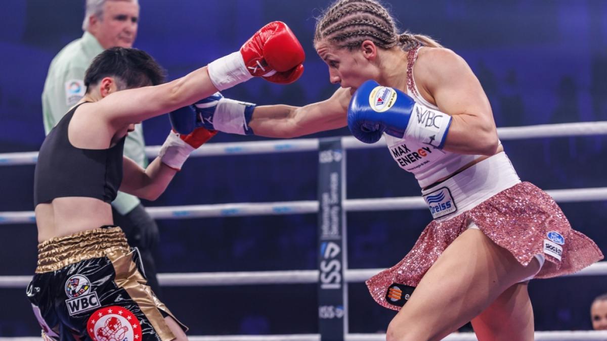 WBC-, WBA-, WBO-, IBF-Weltmeisterschaft im Atomgewicht: Tina Rupprecht dominiert die Japanerin&nbsp;Sumire Yamanaka und wird undisputed Box-Weltmeisterin (Foto)