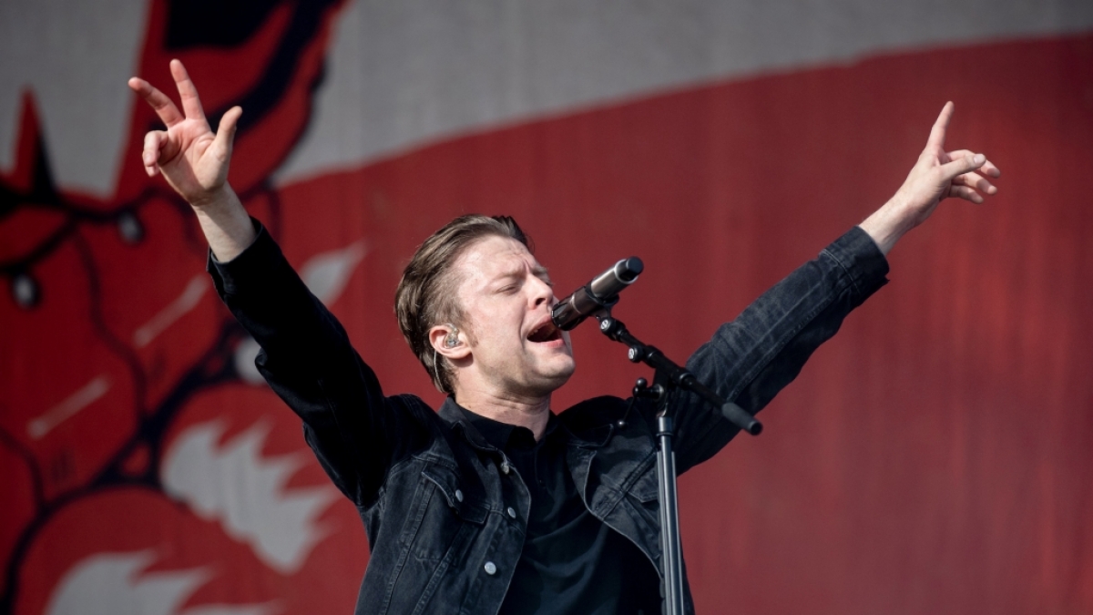 Die Band Mando Diao&nbsp;performt auf der B&uuml;hne. (Foto)