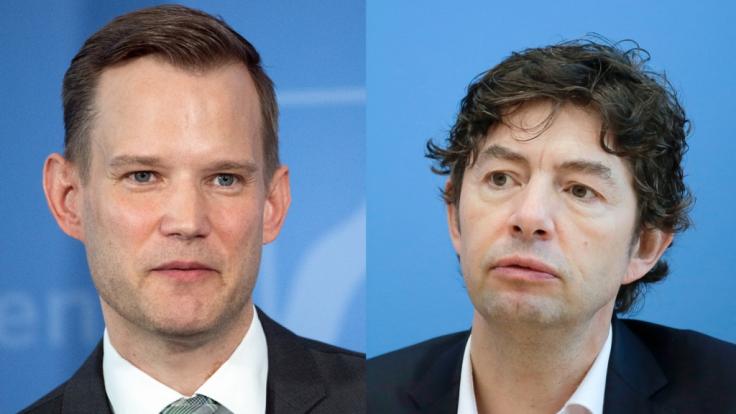Die Virologen Hendrik Streeck (links) und Christian Drosten.