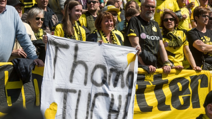 Die BVB-Fans scheinen hinter Tuchel zu stehen.