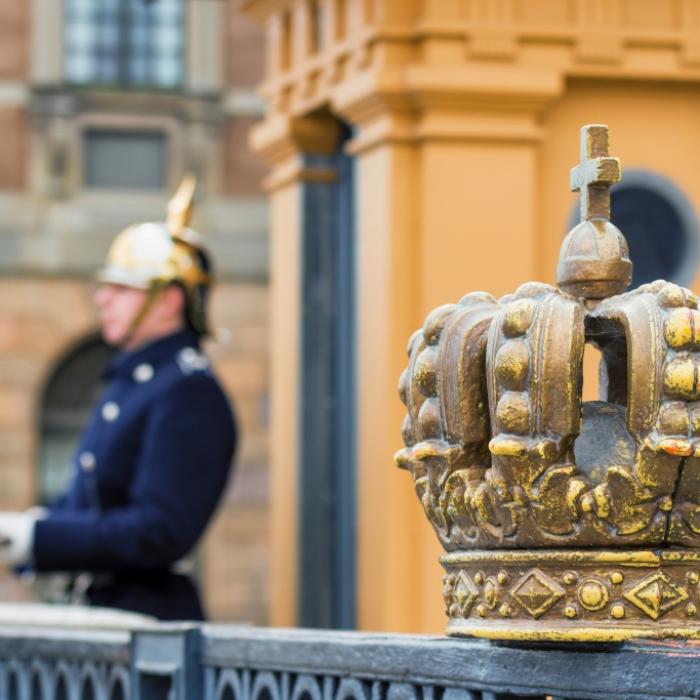 Royal-Gardist rammt sich Bajonett in Kopf