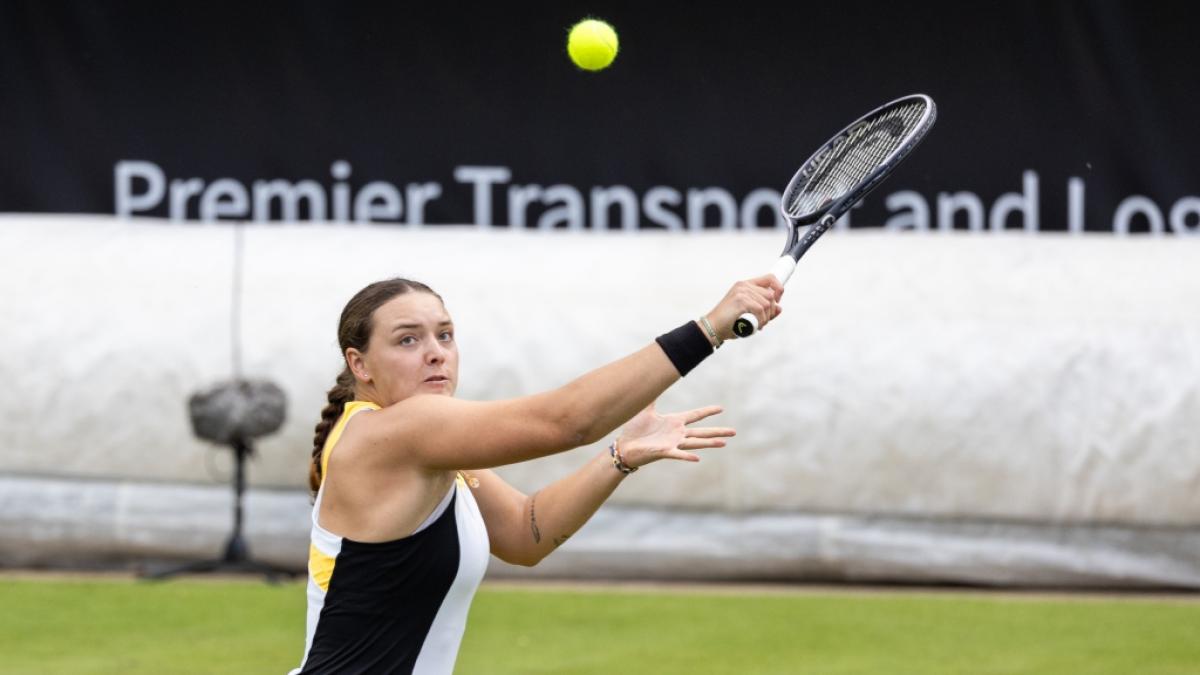 Jule Niemeier k&auml;mpft bei den Australian Open um den Sieg. (Foto)