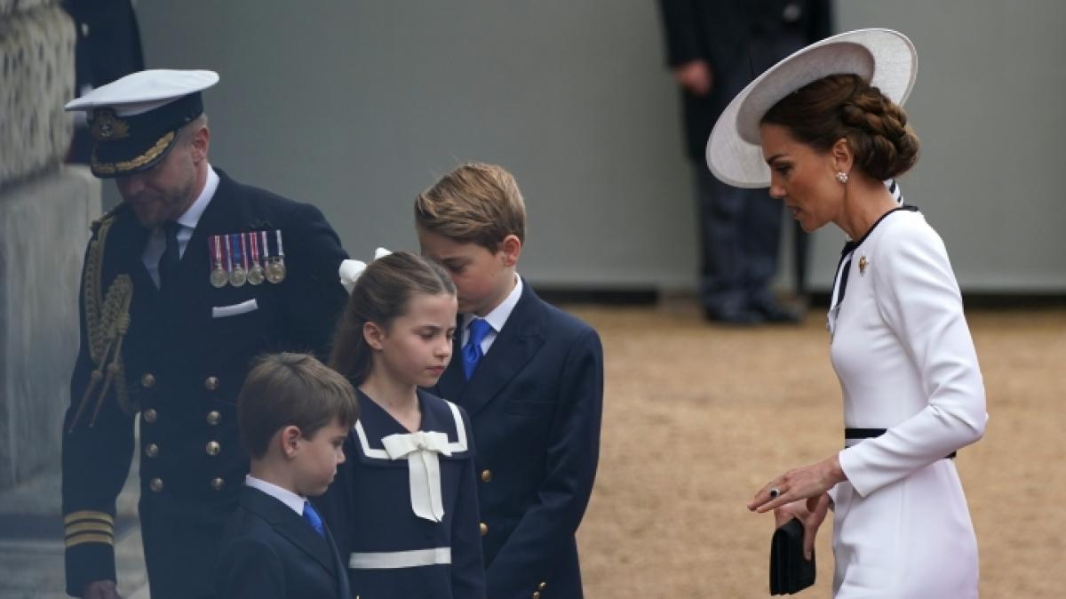 Prinzessin Kate zeigte sich zusammen mit ihren Kindern. (Foto)