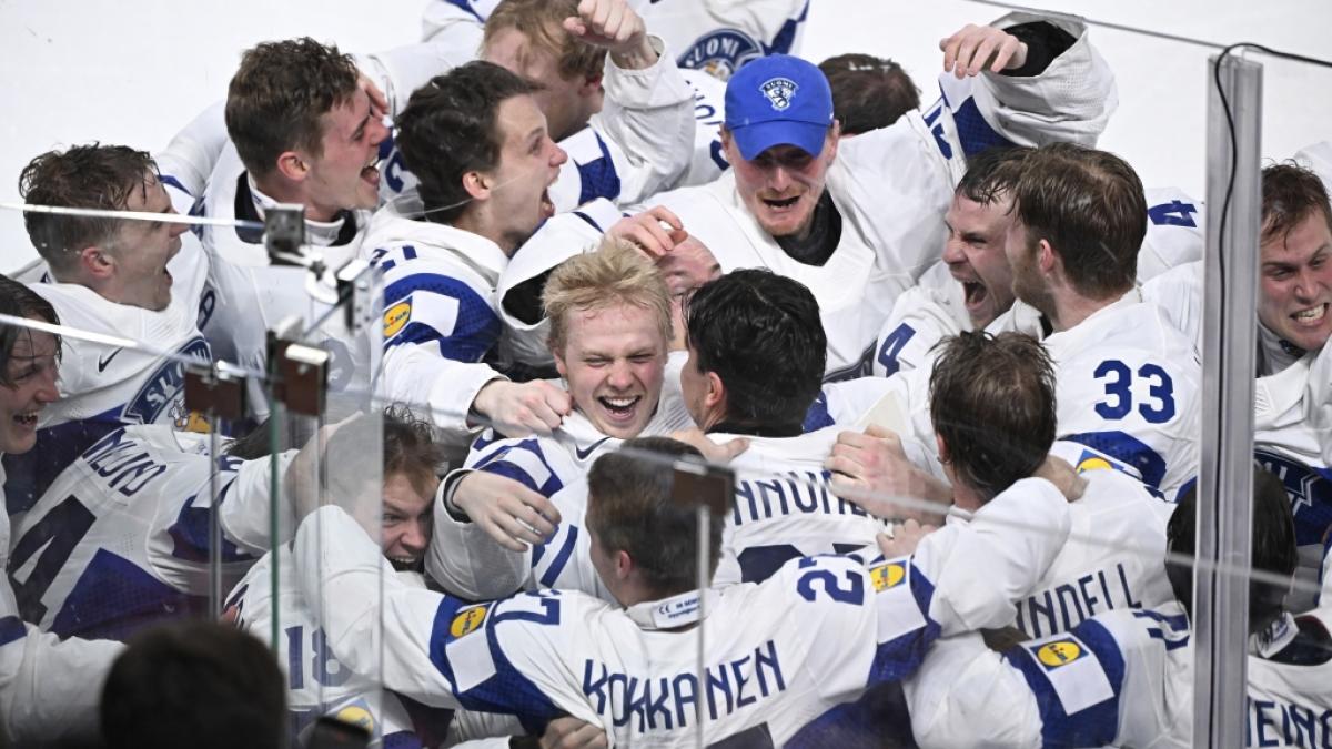 Finnland besiegt im Finale die Schweiz und wird Weltmeister. (Foto)