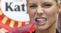 Manchmal muss sich eben auch Heidi Klum durchbeißen.