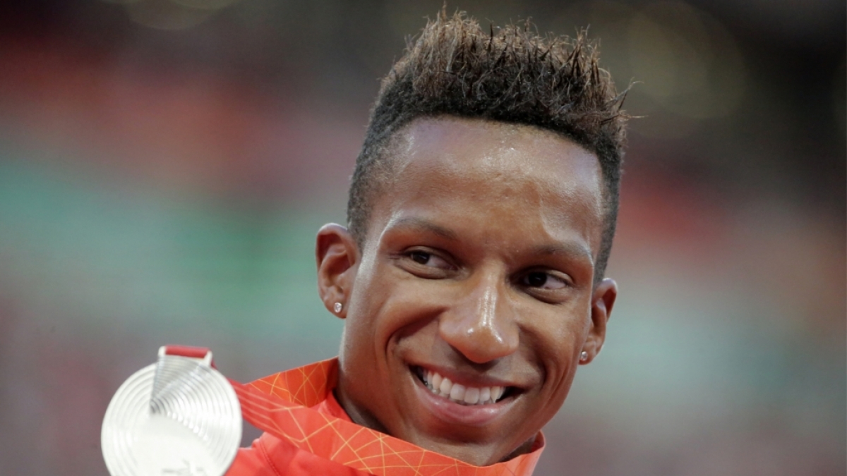 Bei der Leichathletik-WM 2015 in Peking holte Raphael Holzdeppe die Silbermedaille. (Foto)