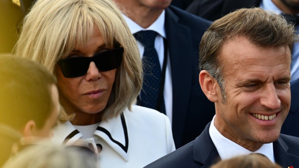 Ein Enth&uuml;llungsbuch er&ouml;ffnet pikante Details &uuml;ber Brigitte Macron. (Foto)