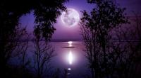 Im Mai erstrahlt der Vollmond als Flower Moon.