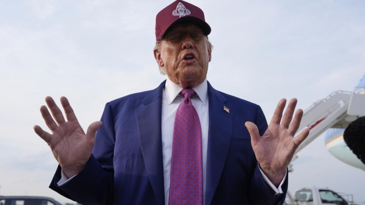 Auf eine Frist von Donald Trump (Foto) reagierte Wladimir Putin erst gar nicht. (Foto)
