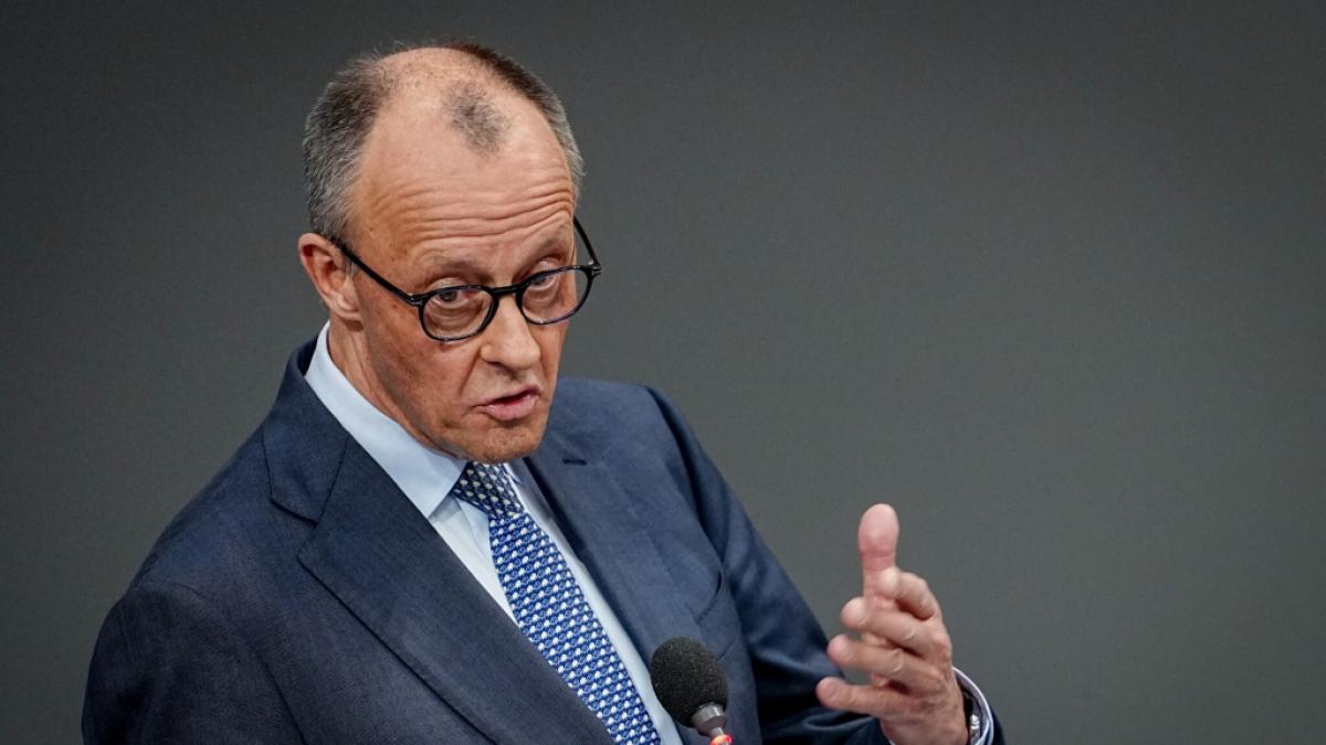 Friedrich Merz &auml;u&szlig;ert sich im Bundestag zu Gewalt gegen Frauen und sorgt f&uuml;r Emp&ouml;rung. (Foto)