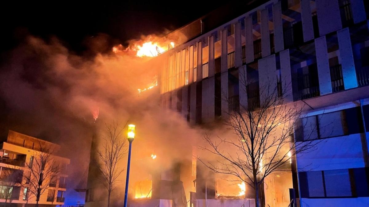 Das Feuer war kurz nach Mitternacht in der Bargmannstra&szlig;e ausgebrochen. (Foto)