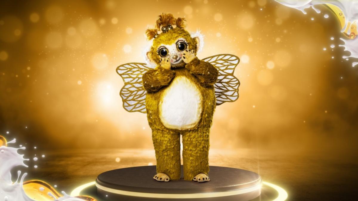 Niemand funkelt und glitzert so niedlich wie Goldi - dabei ist die Laune des Fabelwesens von "The Masked Singer" alles andere als goldig. (Foto)