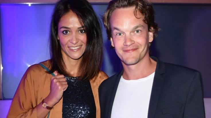 Ludwig Blochberger und seine Freundin Marta Buschy auf der Bertelsmann Party.