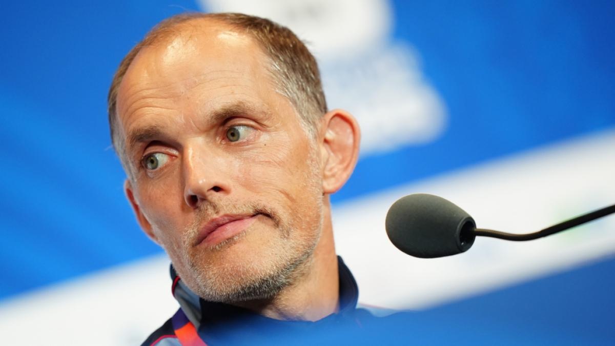 England-Trainer Thomas Tuchel reagierte gereizt auf eine Reporterfrage nach dem Viertelfinalspiel. (Foto)