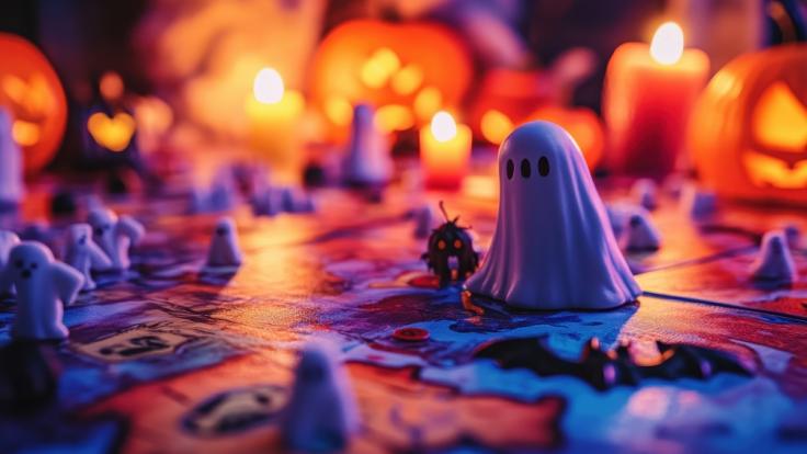 Bei Halloween-Partys sind Spiele äußerst beliebt.