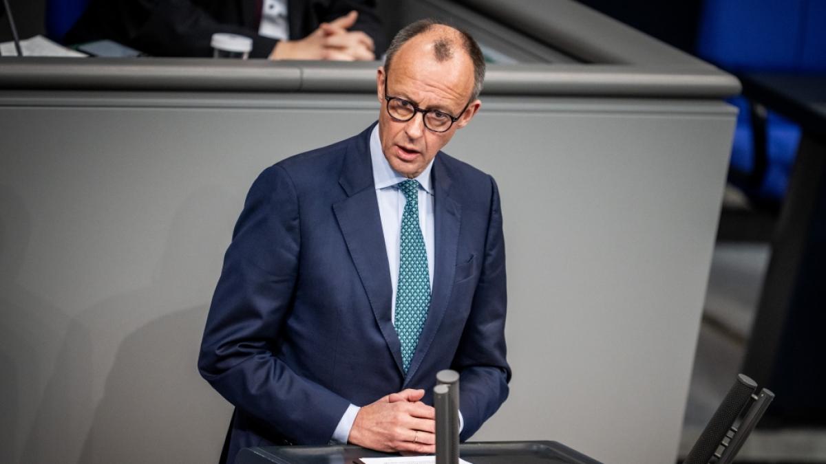 Friedrich Merz warf der Ampel-Regierung Wahlrechtsmanipulation vor. (Foto)