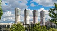 Am Khodynsky Boulevard in Moskau (Foto) ist Kristina Baikowa, Vize-Präsidentin der russischen Bank 