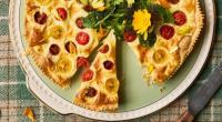 Quiche mit Ziegenkäse und Cherrytomaten ist ein Klassiker von Theresa Baumgärtner.