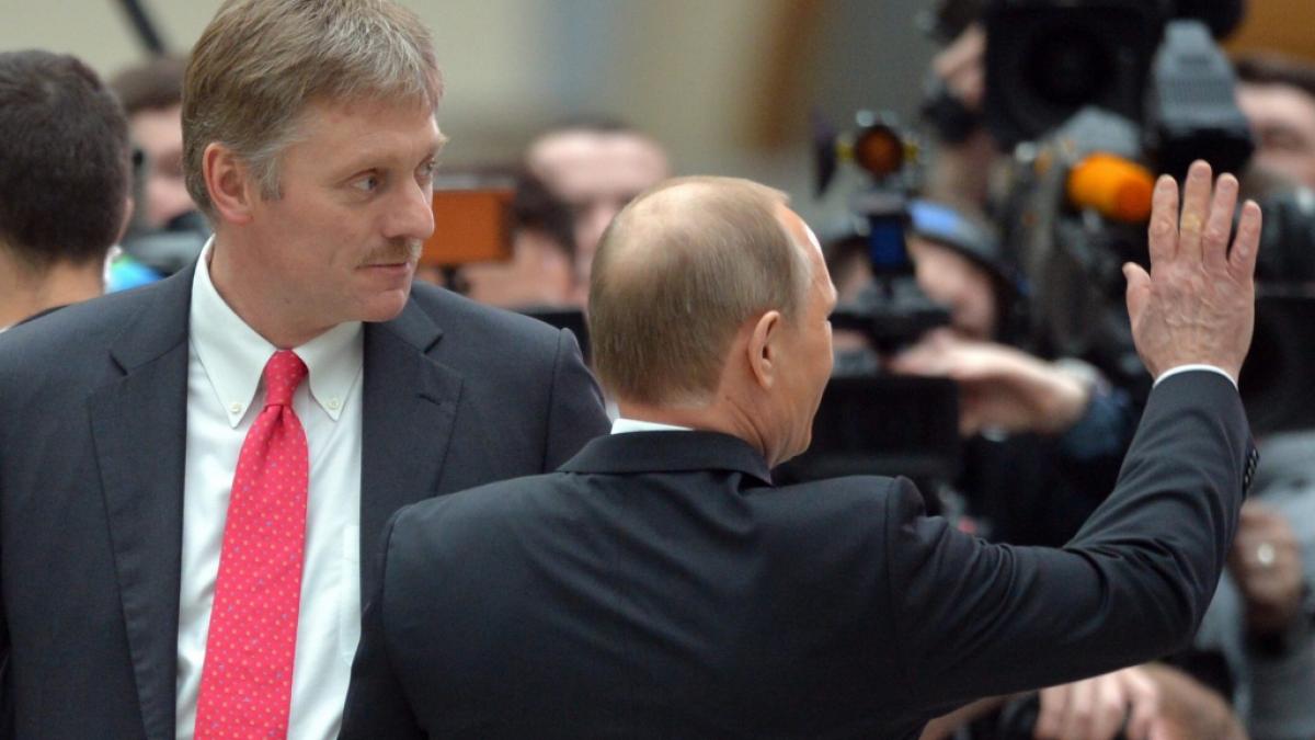 Dmitri Peskow (links) hat Wladimir Putins Zensurma&szlig;nahmen best&auml;tigt. (Foto)