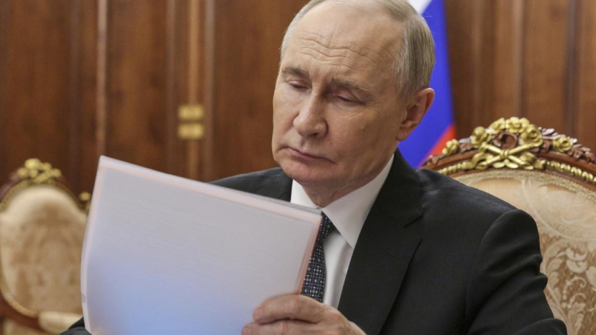 Wladimir Putin denkt gar nicht an ein Ende im Ukraine-Krieg. (Foto)