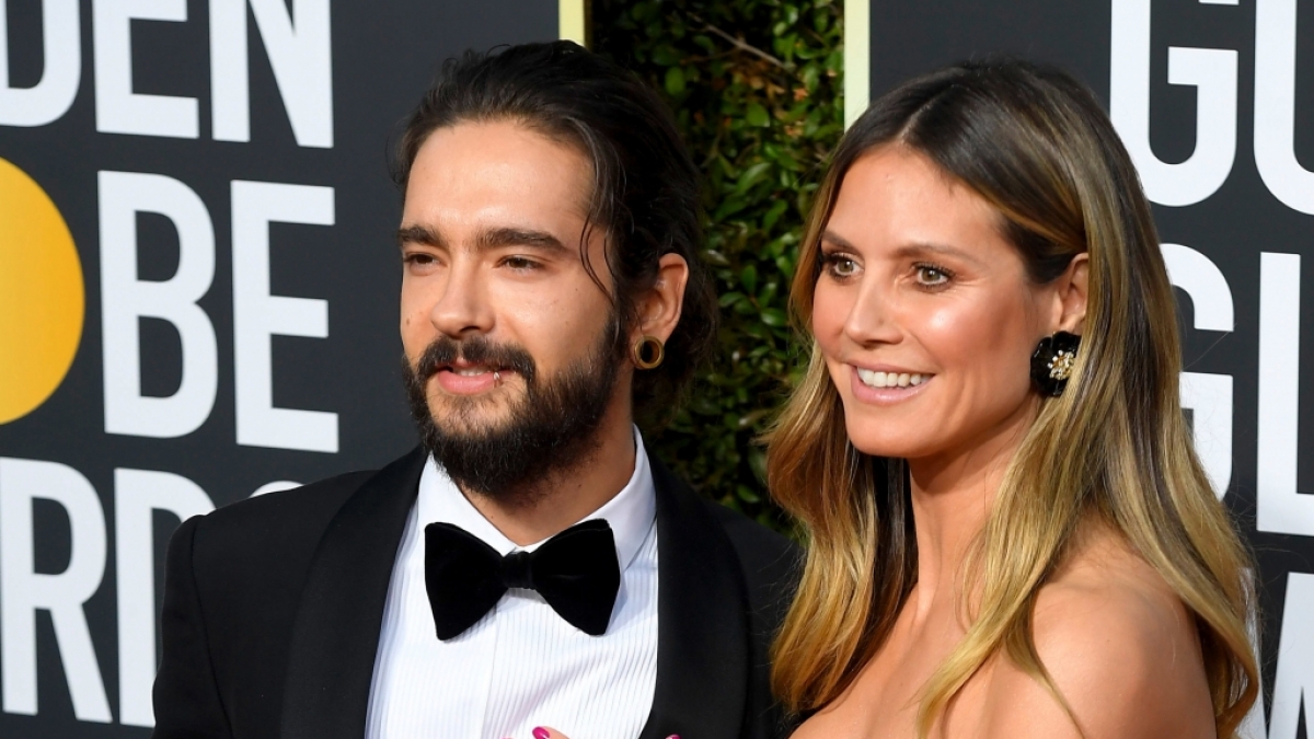 Heidi Klum ist mit Tokio-Hotel-Gitarrist Tom Kaulitz verlobt. (Foto)