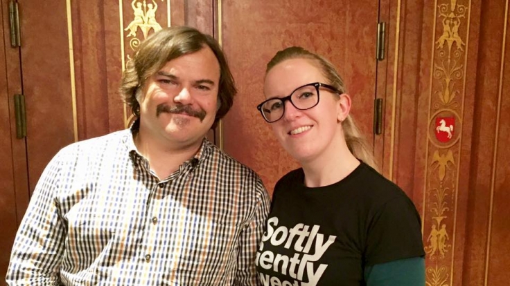 News.de-Redakteurin Susett Queisert traf Jack Black zum Interview in Berlin.