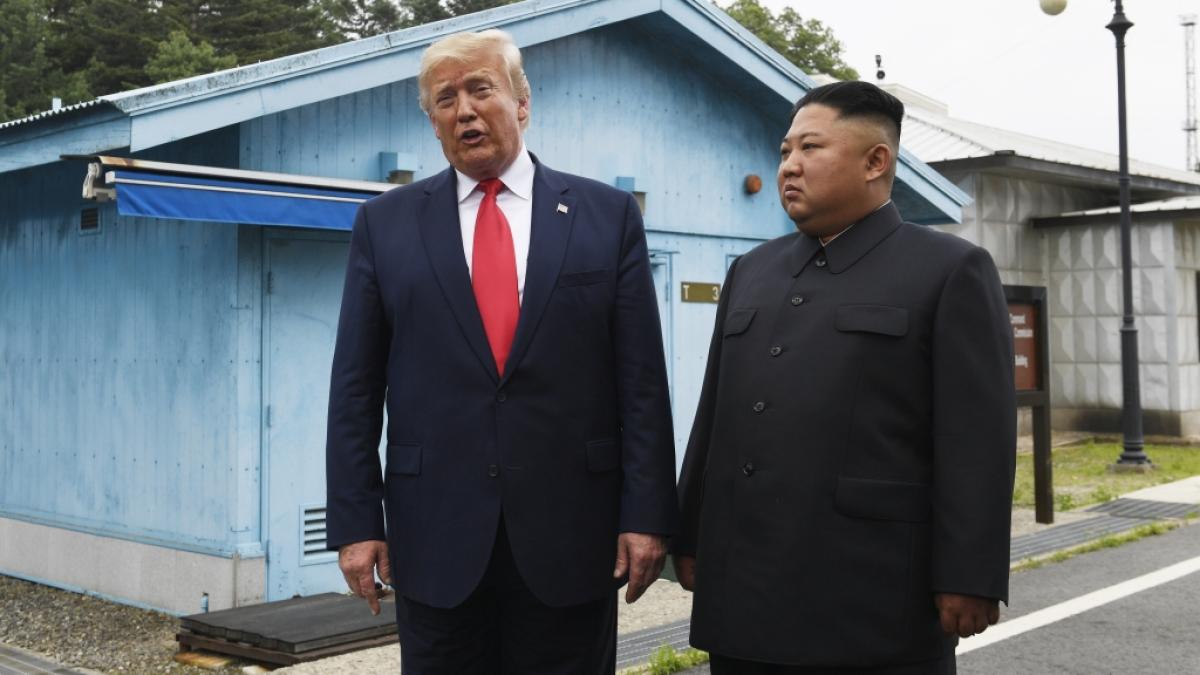 Donald Trump (80) erkl&auml;rt gegen&uuml;ber der Presse, dass er wahrscheinlich der einzige Mensch sei, der den nordkoreanischen Machthaber Kim Jong Un (42) mag.&nbsp; (Foto)