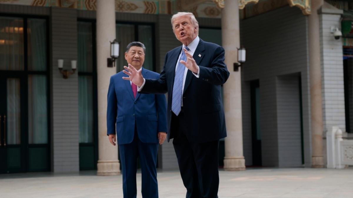 Donald Trump beim Staatsbesuch in China (Foto)