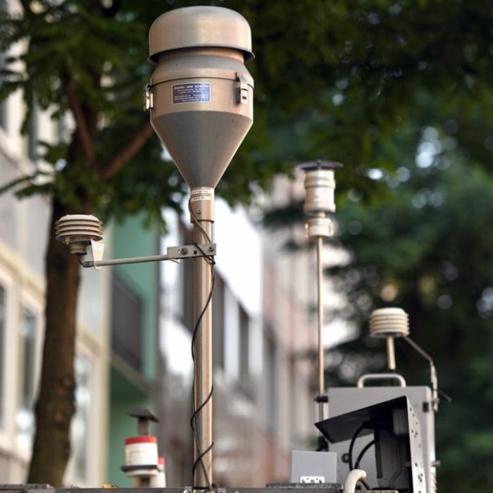 Ozon im orangen Bereich mit 194 µg/m³