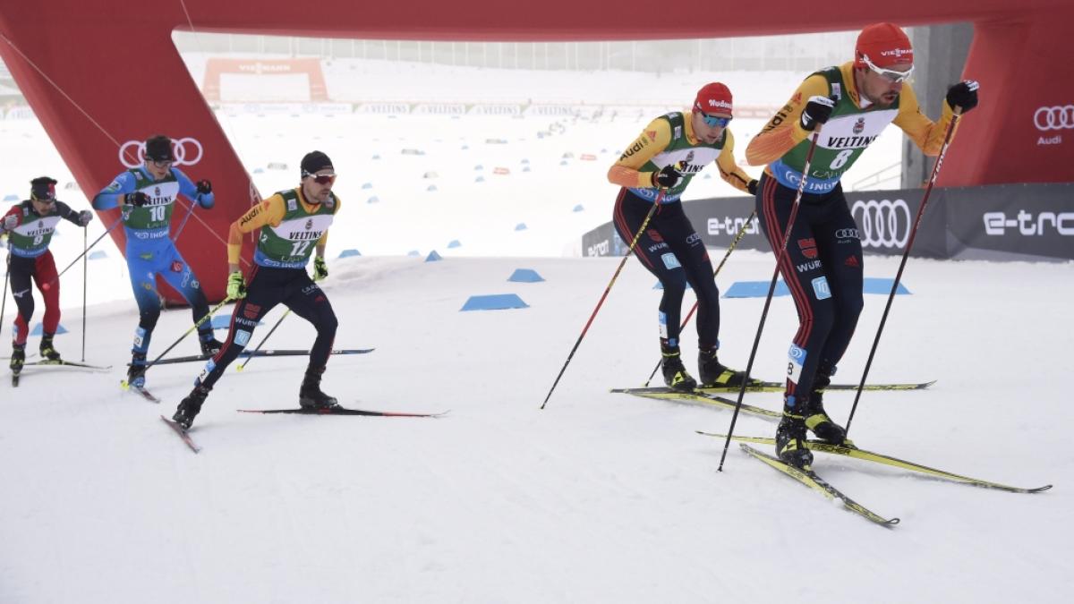 F&uuml;r die Nordischen Kombinierer geht die Weltcup-Saison 2022/23 vom 24. bis 26. M&auml;rz in Lahti (Finnland) zu Ende. (Foto)