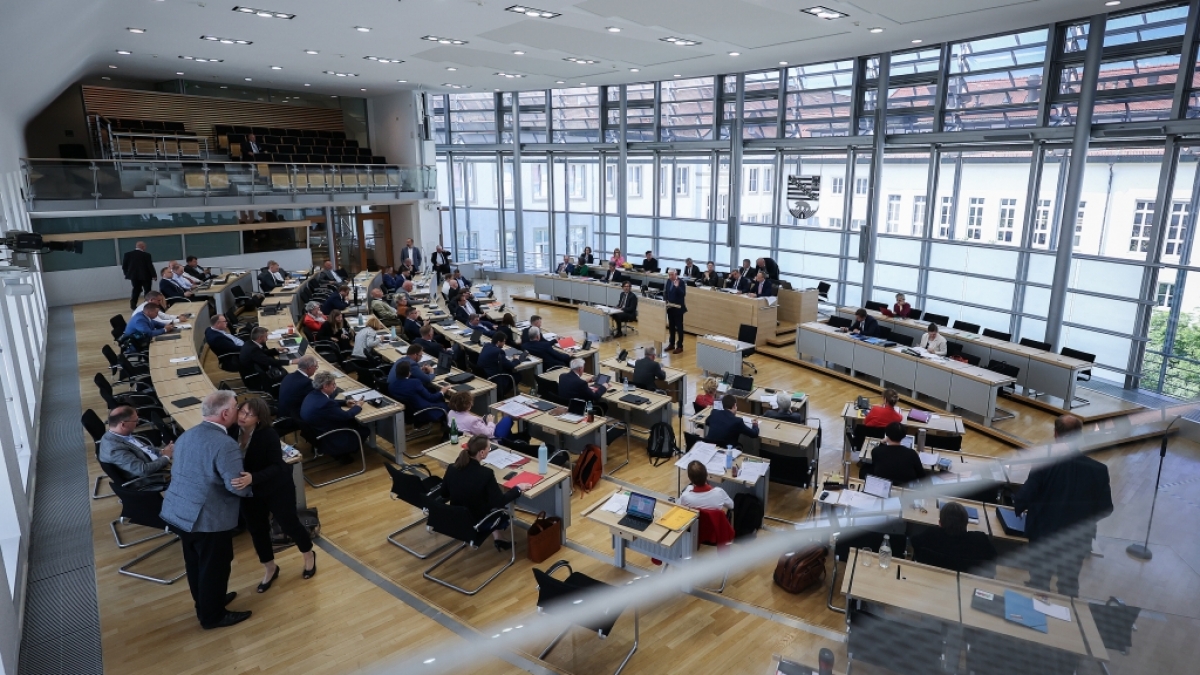 Im Landtag von Sachsen-Anhalt fand eine namentliche Abstimmung statt (Symbolbild). (Foto)