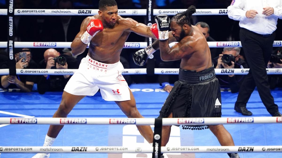 Anthony "AJ" Joshua siegt nach Punkten gegen Jermaine Franklin. Auf einen erneuten WM-Kampf sollte er sich aber noch besser vorbereiten, vor allem mental. (Foto)