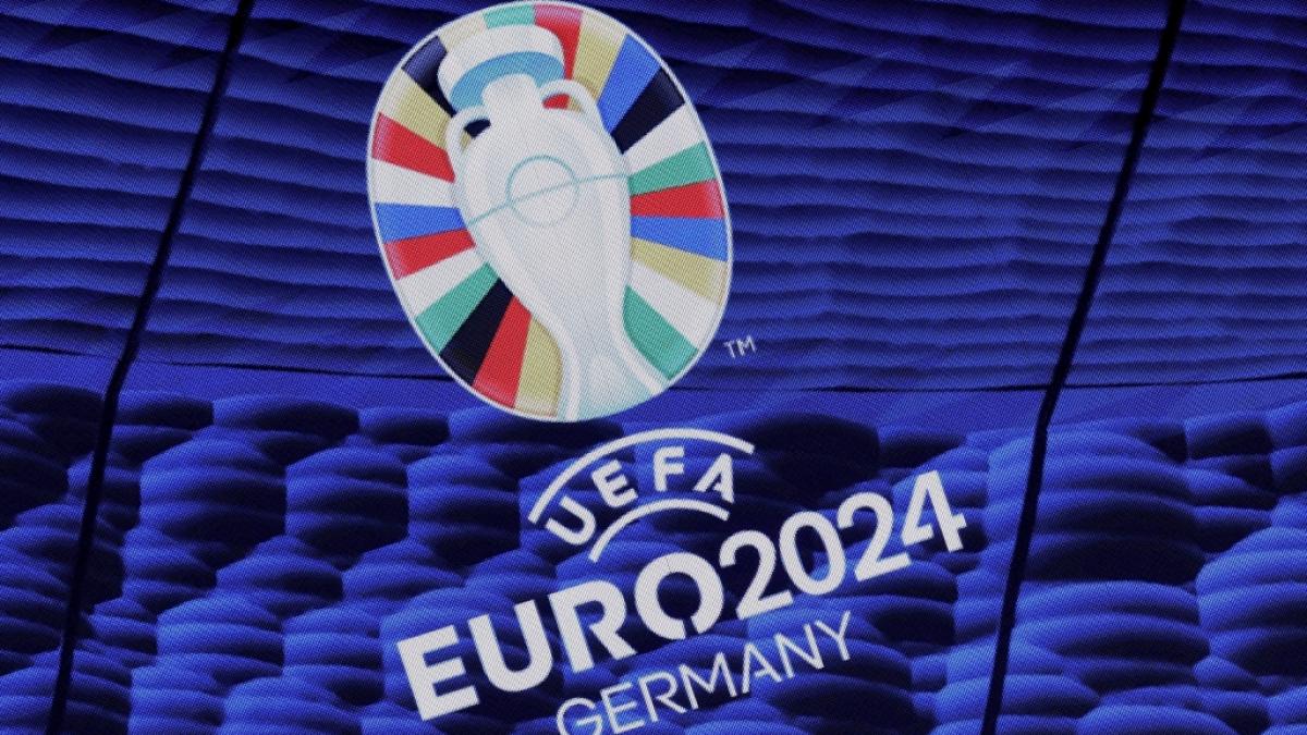 Das Logo der UEFA EURO 2024.&nbsp; picture alliance/dpa | Christian Charisius (Foto)