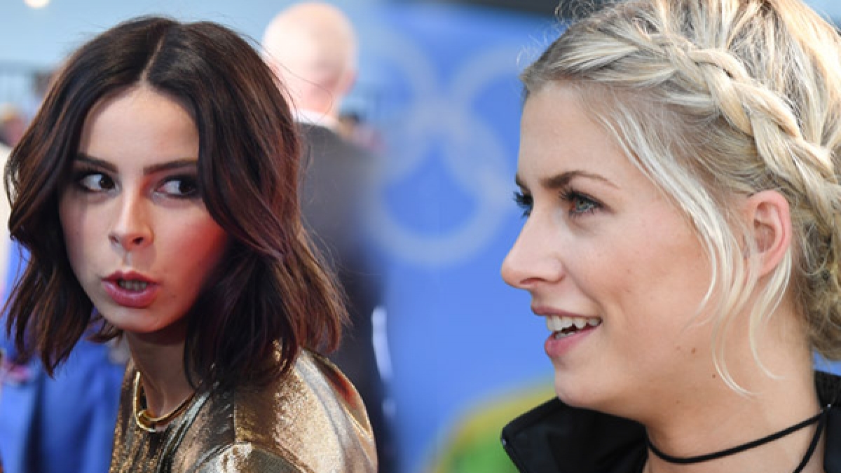 Lena Meyer-Landrut (li.) und Lena Gercke. (Foto)