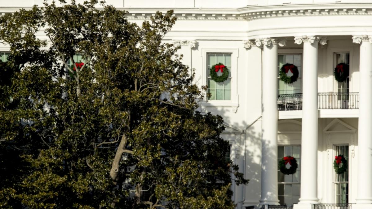 Die Magnolie an der S&uuml;dseite des Wei&szlig;en Hauses wurde von Ex-US-Pr&auml;sident Andrew Jackson gepflanzt. (Foto)