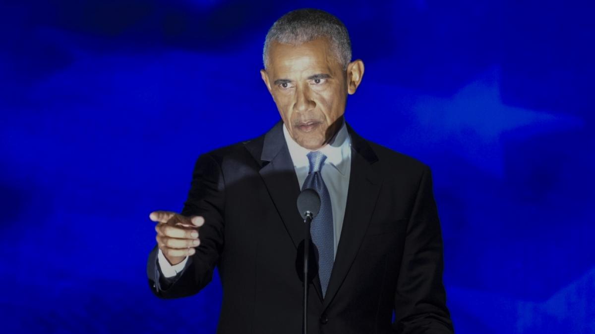 F&uuml;r Donald Trump hatte der fr&uuml;here US-Pr&auml;sident Barack Obama beim Demokraten-Parteitag in Chicago deutliche Worte &uuml;brig. (Foto)