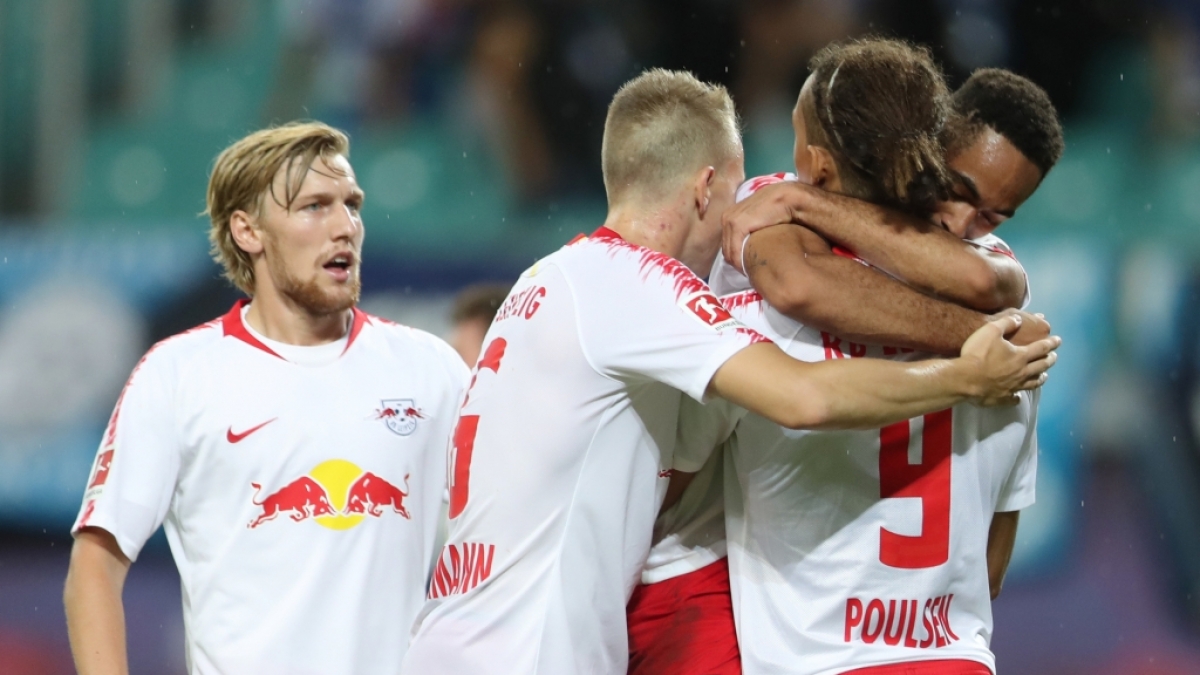 Heimspiel RB Leipzig: Die aktuellen Spielergebnisse der 1. Fu&szlig;ball-Bundesliga bei news.de. (Foto)