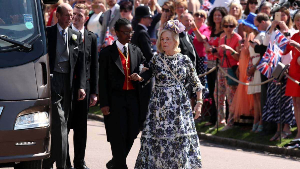 Im Mai 2018 feierte Katharine, die Herzogin von Kent, noch bei der Hochzeit von Prinz Harry und Meghan Markle mit - nun ist die Tante zweiten Grades von K&ouml;nig Charles III. mit 92 Jahren gestorben. (Foto)