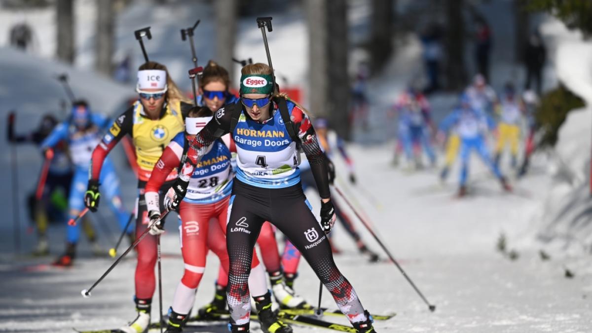 Die Damen beim Biathlon-Weltcup gastieren in den kommenden Tagen im schwedischen &Ouml;stersund. (Foto)